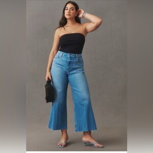 PAIGE Anessa High-rise Cropped Wide-leg Jeans